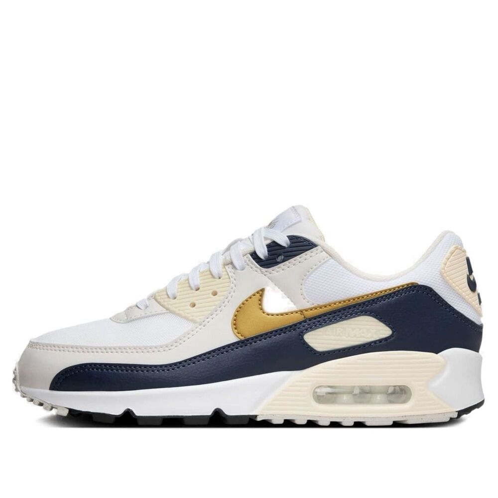 Nike Air Max 90 Olympic Gold Blue White HF3444-100 Women's Size 10 Men's 8.5